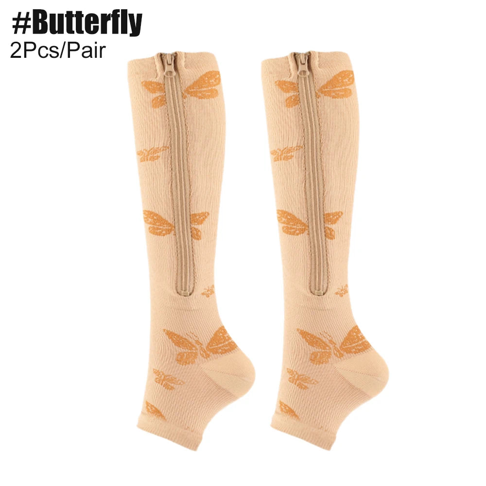 OptiFlow™ Zip Comfort Socks