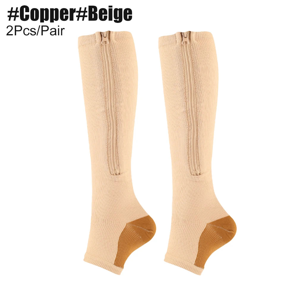 OptiFlow™ Zip Comfort Socks
