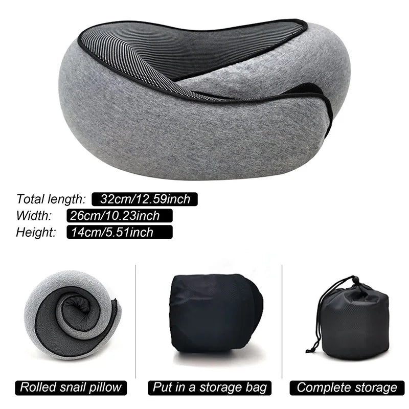 OptiRest™ | Memory Foam Travel Pillow