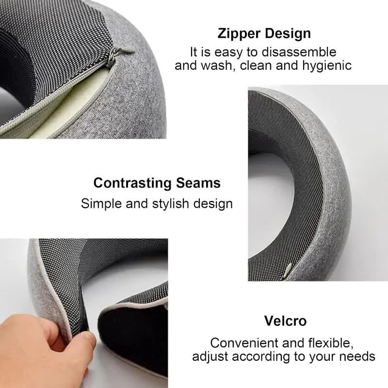 OptiRest™ | Memory Foam Travel Pillow