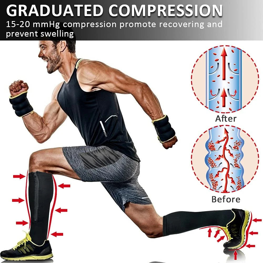 OptiFlow™ Zip Comfort Socks