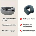 OptiRest™ | Memory Foam Travel Pillow