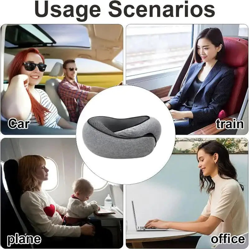 OptiRest™ | Memory Foam Travel Pillow